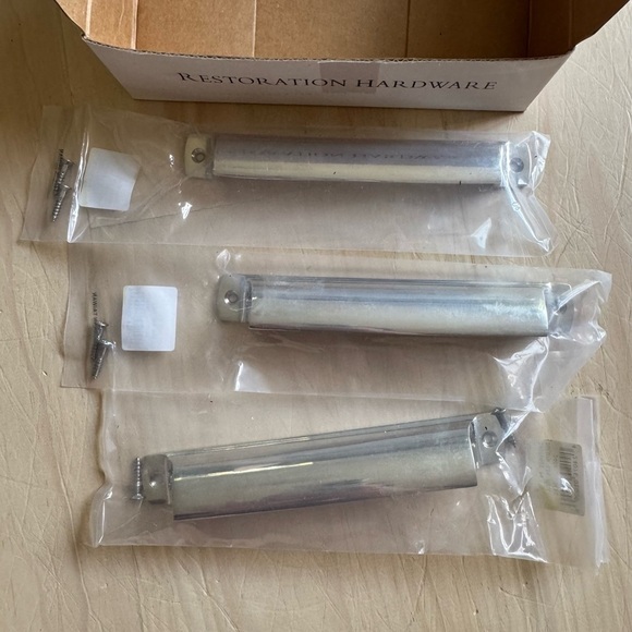 Restoration Hardware Other - NEW Restoration Hardware Duluth 6” Pull Polished Nickel Set of 3